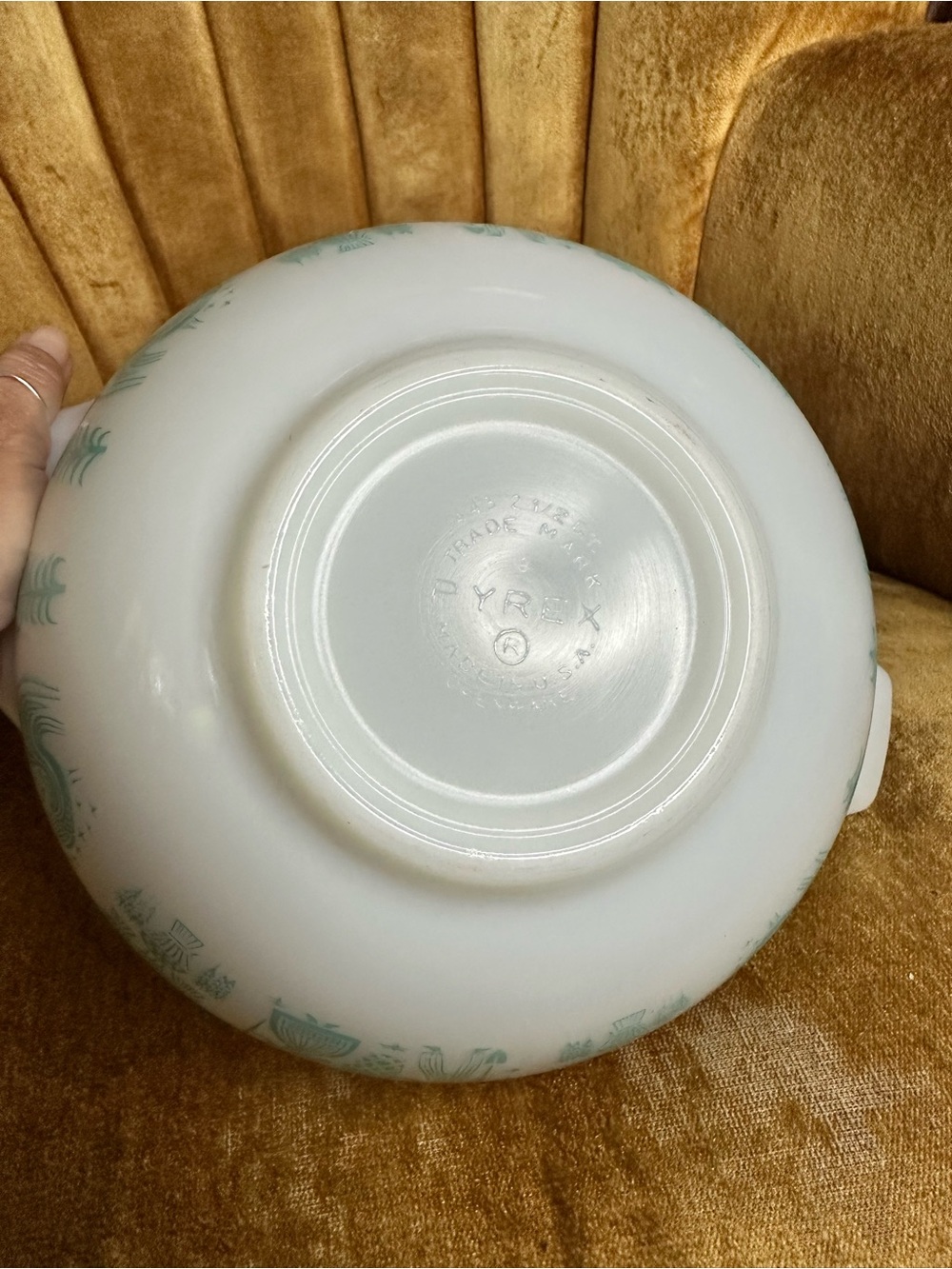 Vintage Pyrex Amish Butterprint 443 Cinderella Mixing Nesting Bowl 2.5 Qt - Picture 8 of 12